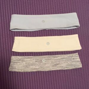 3 lululemon headbands
